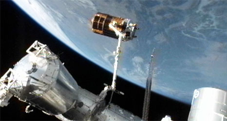 Japan's Robotic Cargo Ship Leaves Space Station